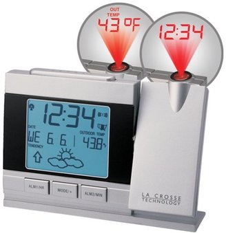 La Crosse Technology WT-5442-BP Projection Alarm Clock with Forecast