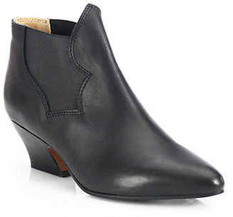 Acne Studios Alma Leather Ankle Boots - ShopStyle