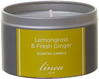 Linea Lemongrass & ginger tin candle