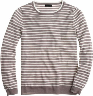 J.Crew Collection featherweight cashmere long-sleeve T-shirt in stripe