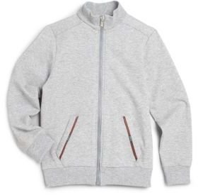 Gucci Boy's Cotton Zip-Front Sweatshirt