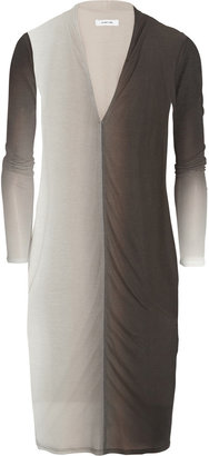 Helmut Lang Ombré micro modal and silk-blend jersey dress