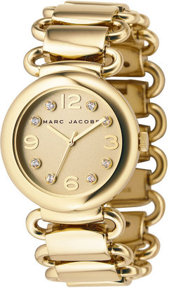 Marc by Marc Jacobs 'Molly' Round Dial Metal Watch