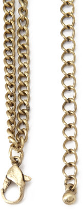Forever 21 Layered Chain & Coin Necklace
