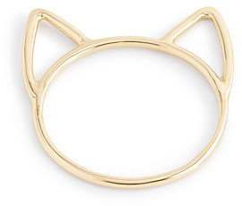 CatbirdTM for J.Crew 14k gold lovecat ring