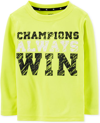 Carter's Toddler Boys' Champion Long-Sleeve Graphic Tee