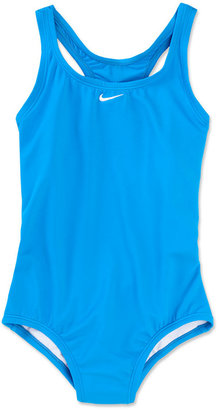 Nike Girls' One-Piece Powerback Tank Swimsuit