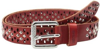 Just Cavalli Men's Leather Belt with Studs
