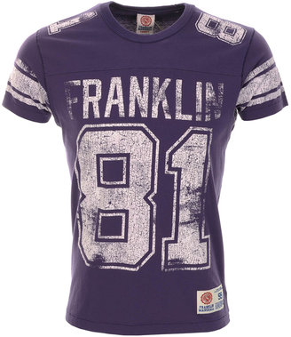 Franklin & Marshall Franklin Marshall American Football T Shirt Purple