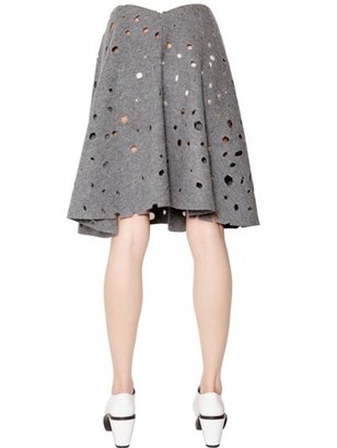 J.W.Anderson Felted Wool Skirt