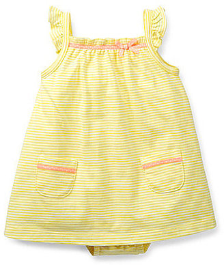 Carter's Carter ́s Newborn-24 Months Dotted Cardigan & Flutter-Sleeve Bodysuit Dress Set