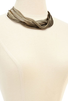 Forever 21 Layered Snake Chain Necklace