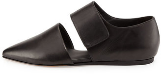 Vince Niven Pointed d'Orsay Flat, Black