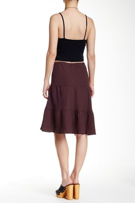 Allen Allen Linen Skirt