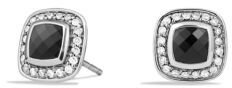 David Yurman Petite Albion Earrings with Black Onyx and Diamonds