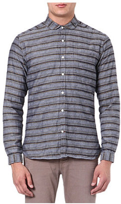 Oliver Spencer Penny-collar striped shirt - for Men