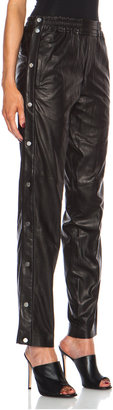 A.L.C. Public Leather Pant in Black