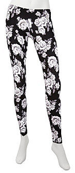 Amy Byer A Byer A. Byer Floral Printed Leggings