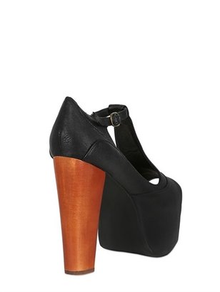 Jeffrey Campbell 120mm Foxy Leather Sandals
