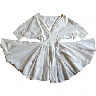 Alaia White Cotton Dress