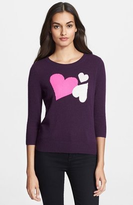 Diane von Furstenberg Heart Intarsia Cashmere Sweater