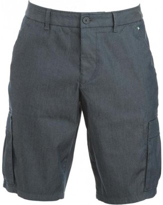 HUGO BOSS Green Shorts, Navy Blue Regular Fit Cargo Shorts