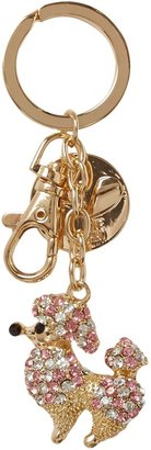 Love Moschino Pink poodle keyring
