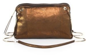 Lanvin SugarSmall Metallic Textured Leather Shoulder Bag
