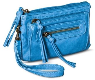 Mossimo Clutch with Removable Wristlet Strap - Blue