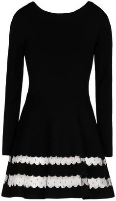 RED Valentino Scallop detail knit dress