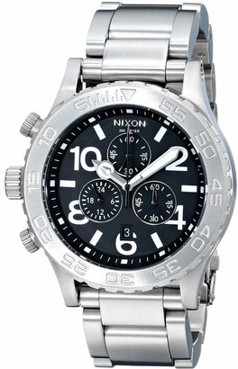 Nixon Men's NXA037000 Chronograph Uni-Directional Rotating Dial Watch