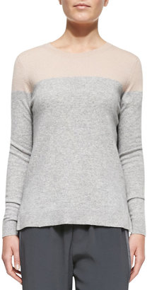 Vince Long-Sleeve Colorblock Sweater