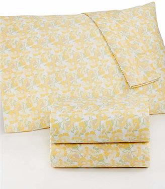Martha Stewart Collection CLOSEOUT! Martha Stewart Collection Wild Blossoms Standard Pillowcase Pair, 300 Thread Count Cotton Percale, Created for Macy's