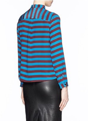 Nobrand 'Daria' stripe silk blouse