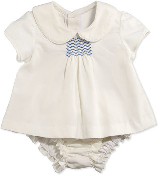 Busy Bees Evie Corduroy Top and Bloomers, Cream, 3-24 Months