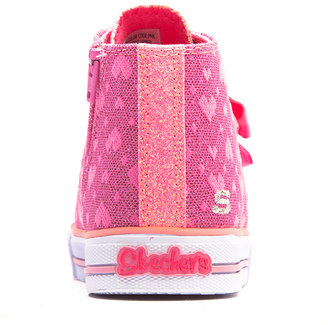 Skechers Twinkletoes Shuffles Hi - Infants - Pink