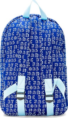 Marc by Marc Jacobs Blue Neoprene Dynamite Logo 13-inch Computer Backpack