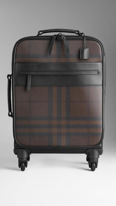 Burberry Smoked Check Four-Wheel Suitcase