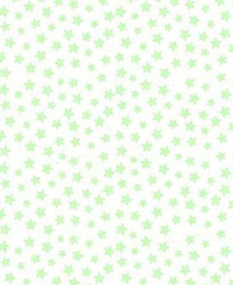Camilla And Marc SheetWorld Fitted Crib / Toddler Sheet - Pastel Green Stars Woven - Made In USA - 28 inches x 52 inches (71.1 cm x 132.1 cm)