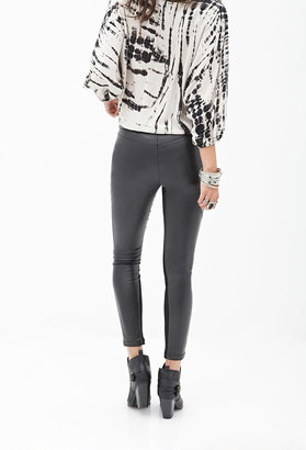 Forever 21 Faux Leather Moto Pants