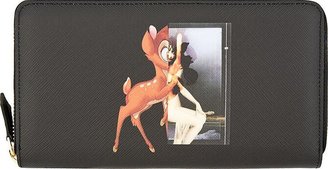 Givenchy Black Bambi Graphic Wallet