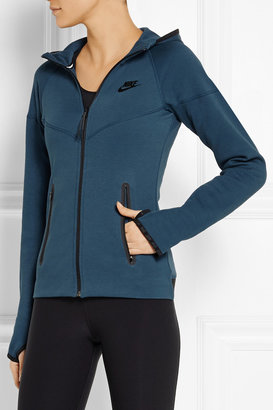 Nike Windrunner Tech Fleece cotton-blend jersey hooded top