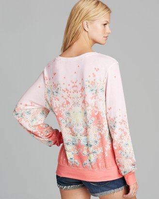 Wildfox Couture Pullover - Floral Geisha