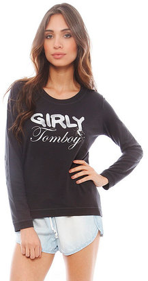 Singer22 South Parade Susie Girly Tomboy Elbow Patch Sweatshirt