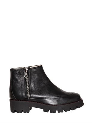 Il Gufo Nappa Leather Ankle Boots