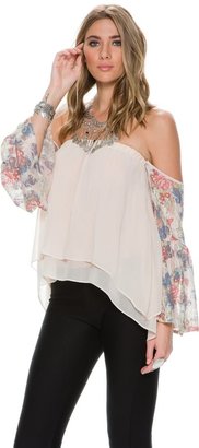 Swell Whispers Ls Off Shoulder Top