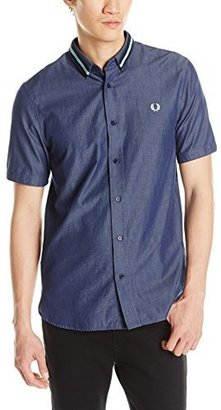 Fred Perry Men's Sports Tape Chambray Shirt