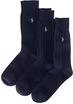 Polo Ralph Lauren Combed Cotton Rib Sock 3-Pack