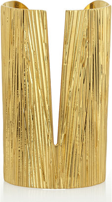 Vionnet High cutout gold-plated cuff