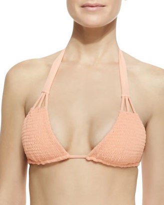 Tori Praver Swimwear Daisy Halter String Bikini Top